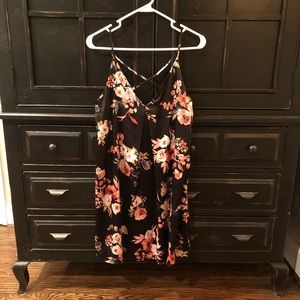 NWOT Cute spaghetti strap black dress